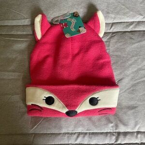Squishmallows Pink Fox Kids Hat